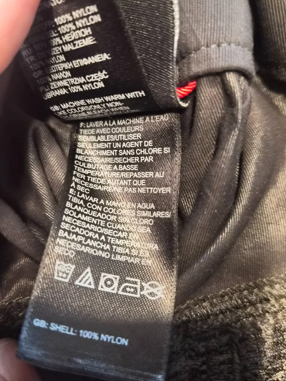 The North Face Cargo Pants Men XL Black Nylon Convertible Shorts Hiking G689